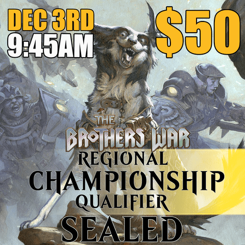 Regional Championship Qualifier – Sealed - Sealed